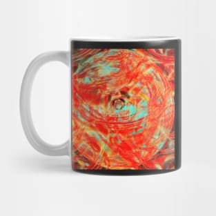 A burning globe Mug